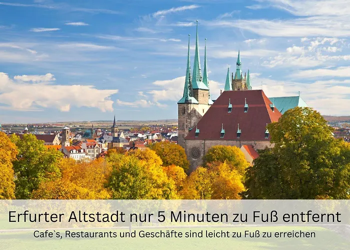 Bohnapartments - Altstadtoase - Balkon Und Garten - Wlan Erfurt