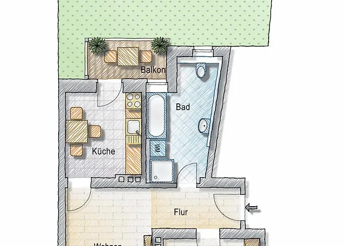 Bohnapartments - Altstadtoase - Balkon Und Garten - Wlan * Erfurt